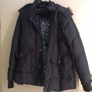 Betsey Johnson puffy parka coat